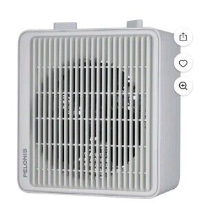 1500W Dual Cooling Fan/ Fan Forced Heater, All Season Comfort, White